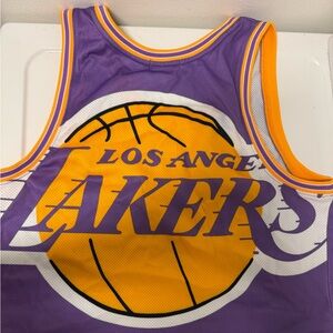 Los Angeles Lakers Purple and Yellow Jersey tank top